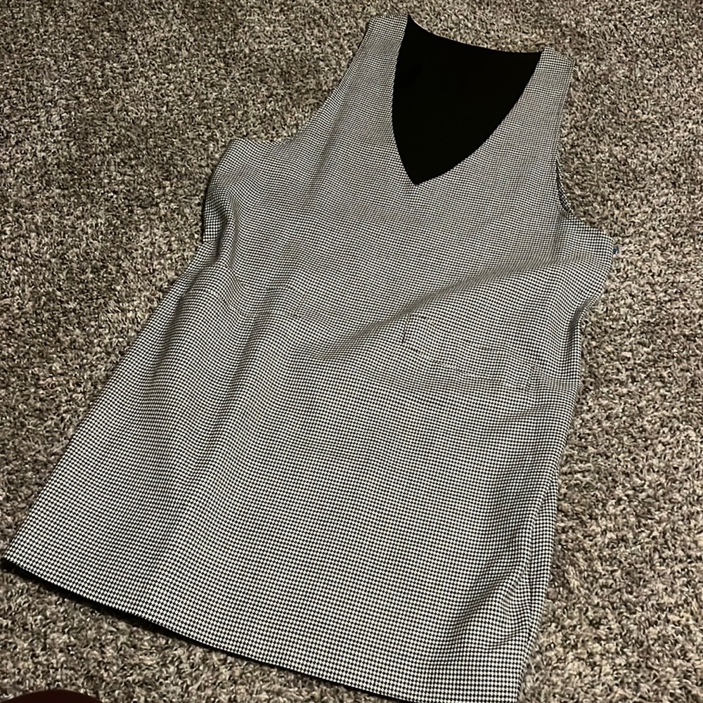 ‘90s Made in the USA Michele Hoods-tooth mini dress